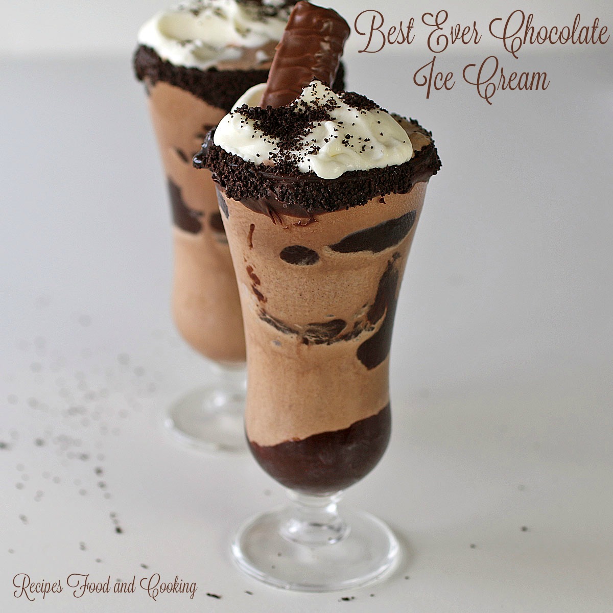 Chocolate ice cream, Chocolate recipes