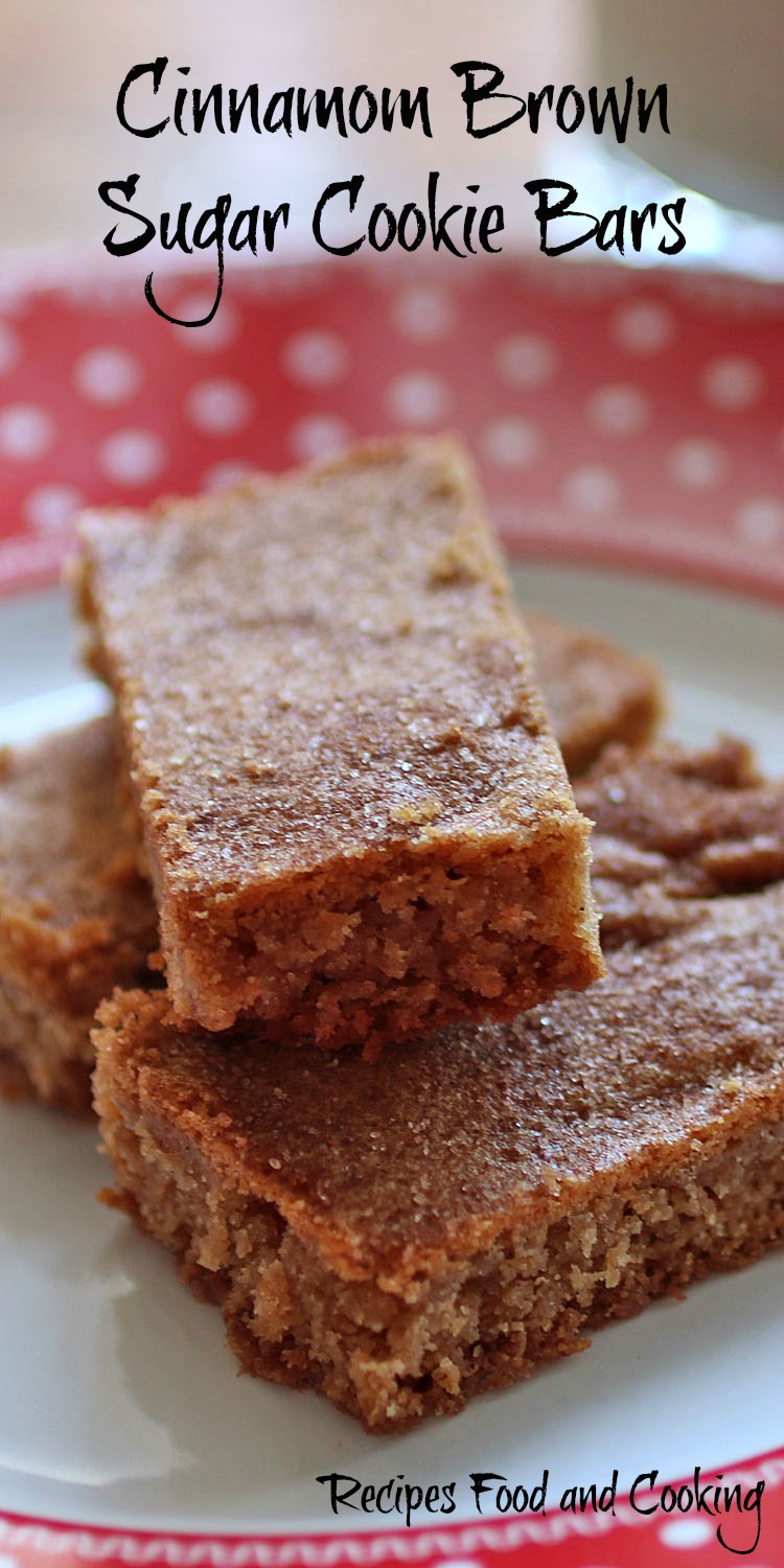 Cinnamon Brown Sugar Cookie Bars