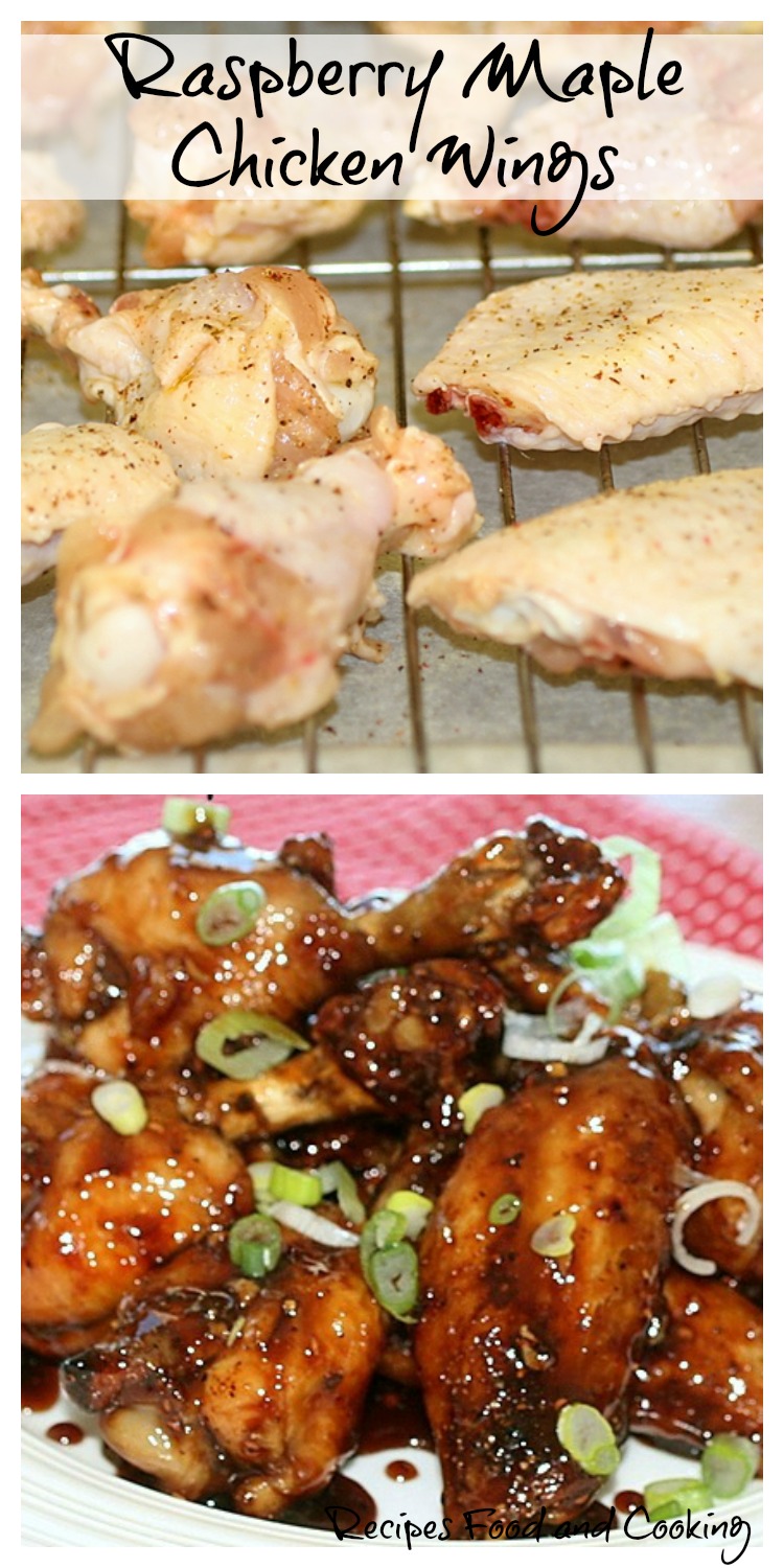 Raspberry Maple Chicken Wings