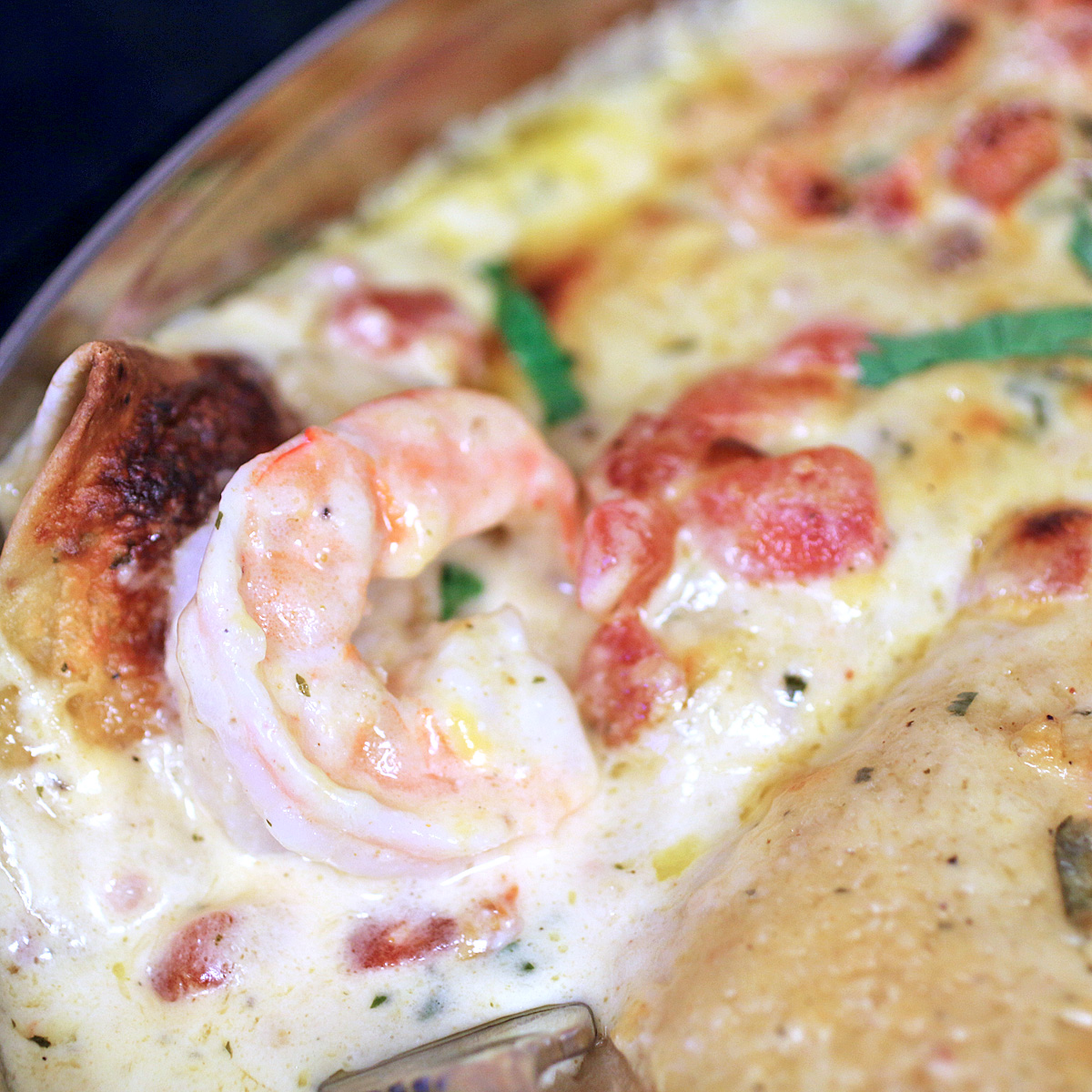 Easy Shrimp Enchiladas