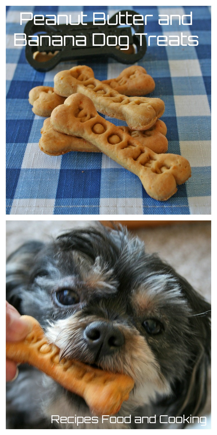 Peanut Butter and Banana Dog Treats