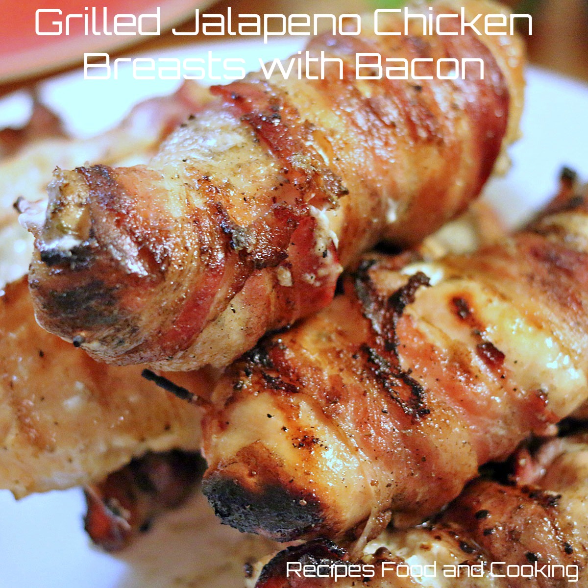 Grilled Jalapeno Chicken Breasts with Bacon