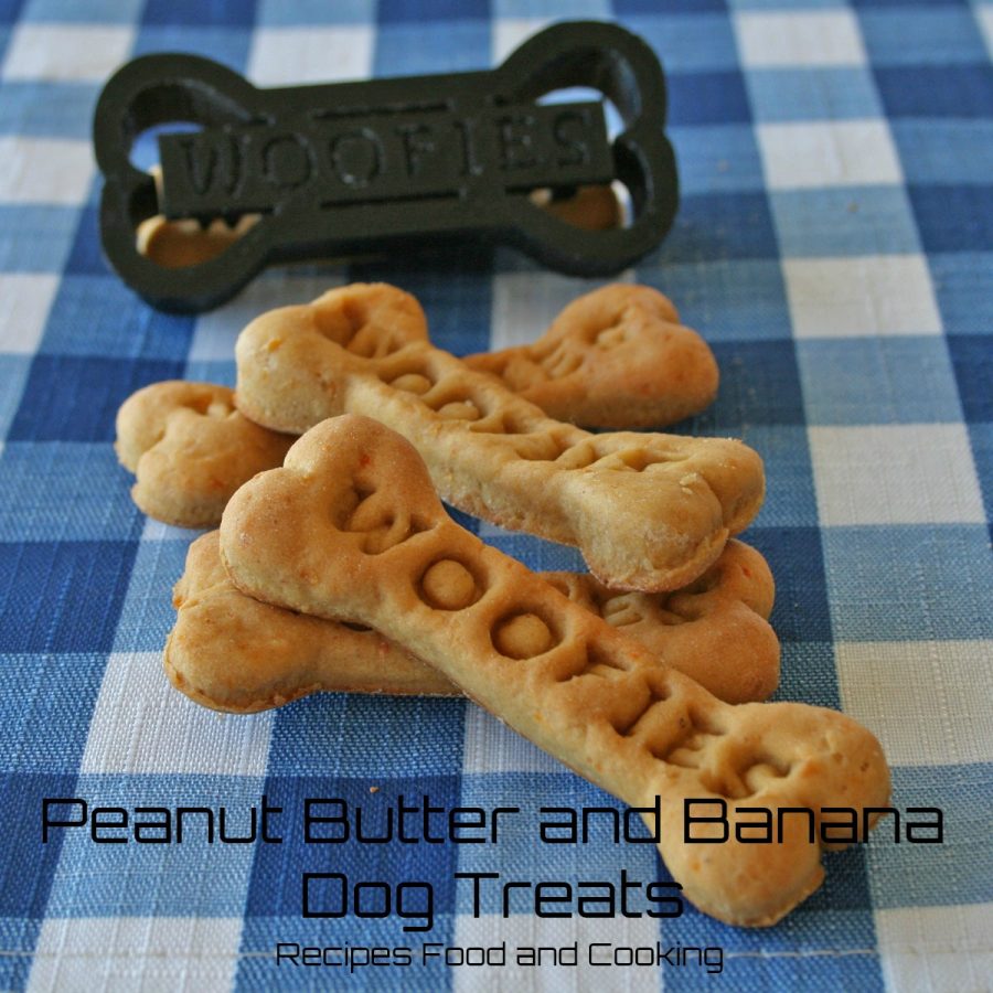 Peanut Butter and Banana Dog Treats Recipes Food and Cooking