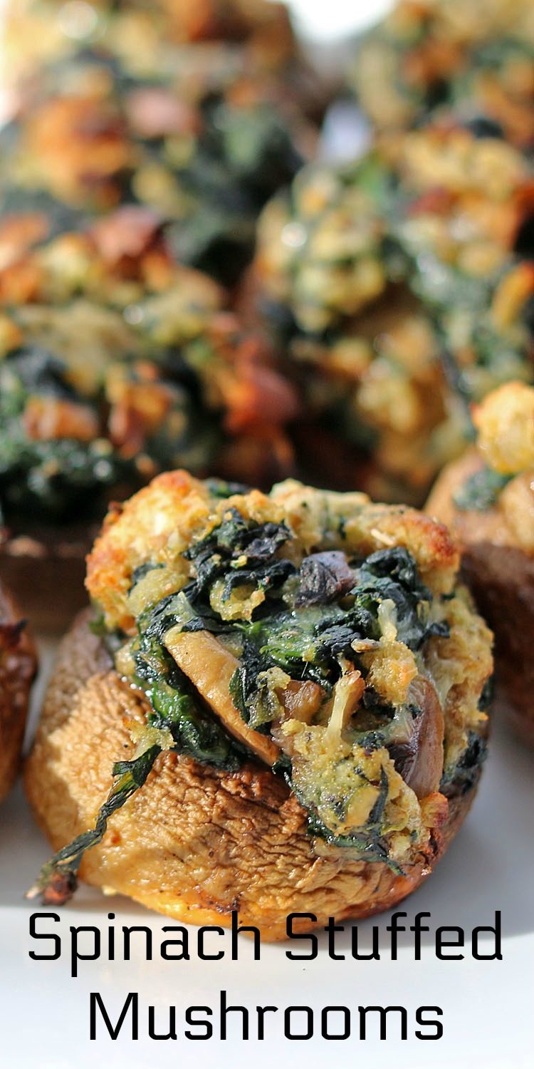 Spinach Stuffed Mushrooms