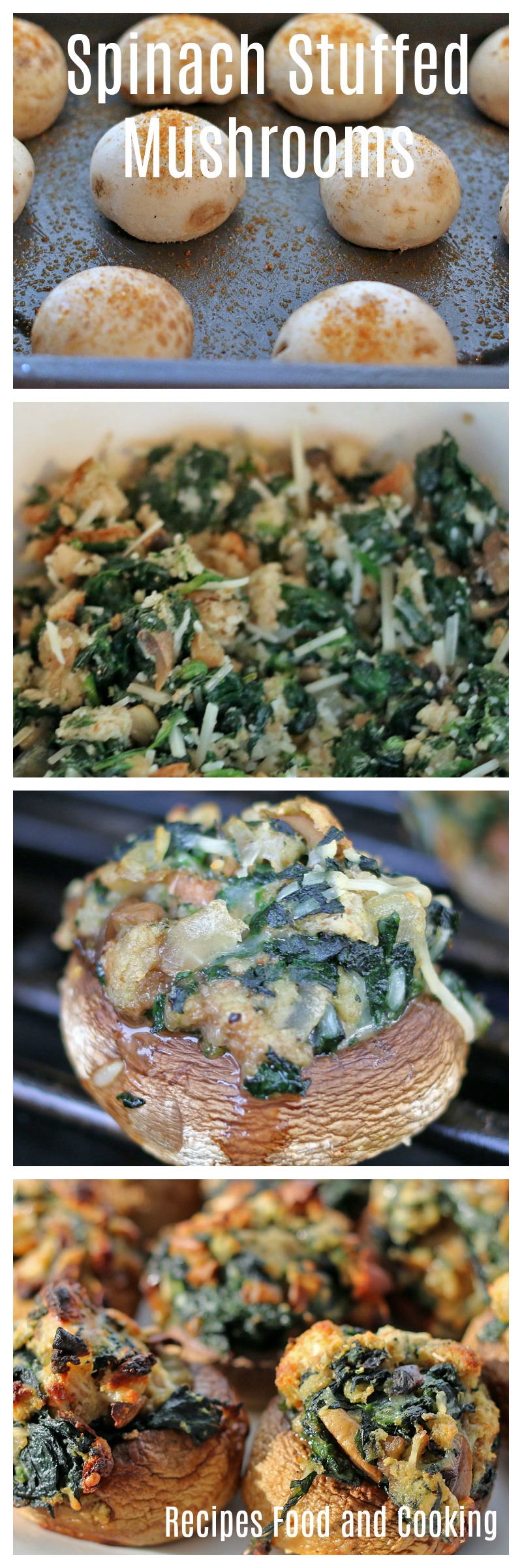 Spinach Stuffed Mushrooms