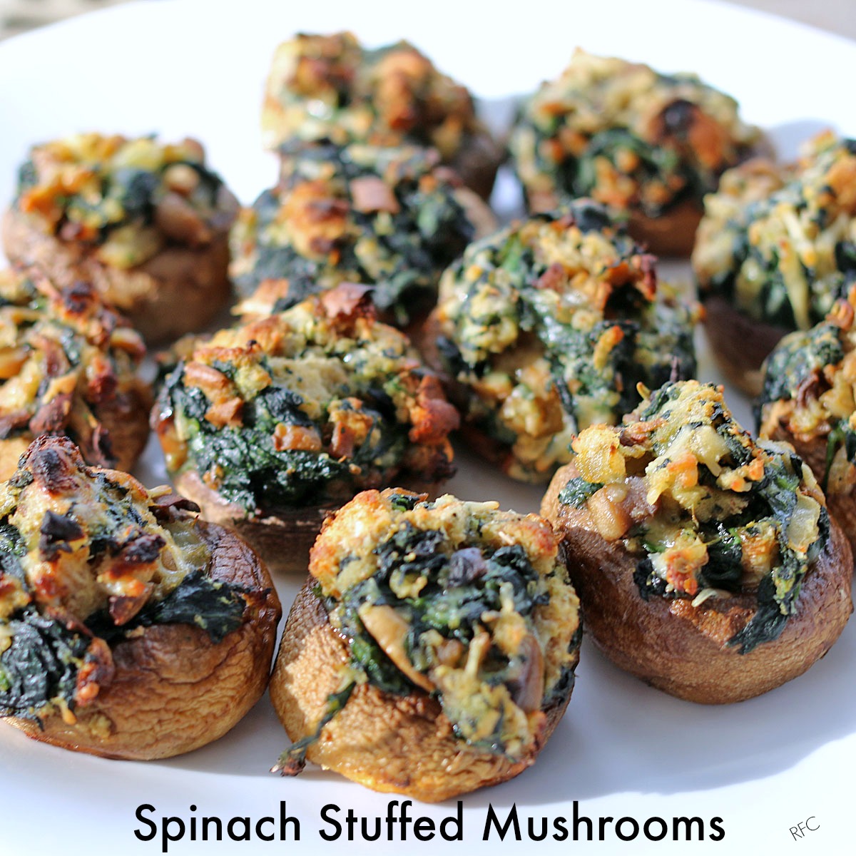 Spinach Stuffed Mushrooms