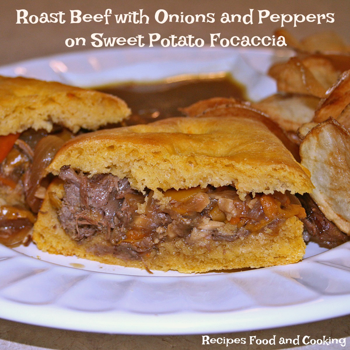 Roast Beef with Onions and Peppers