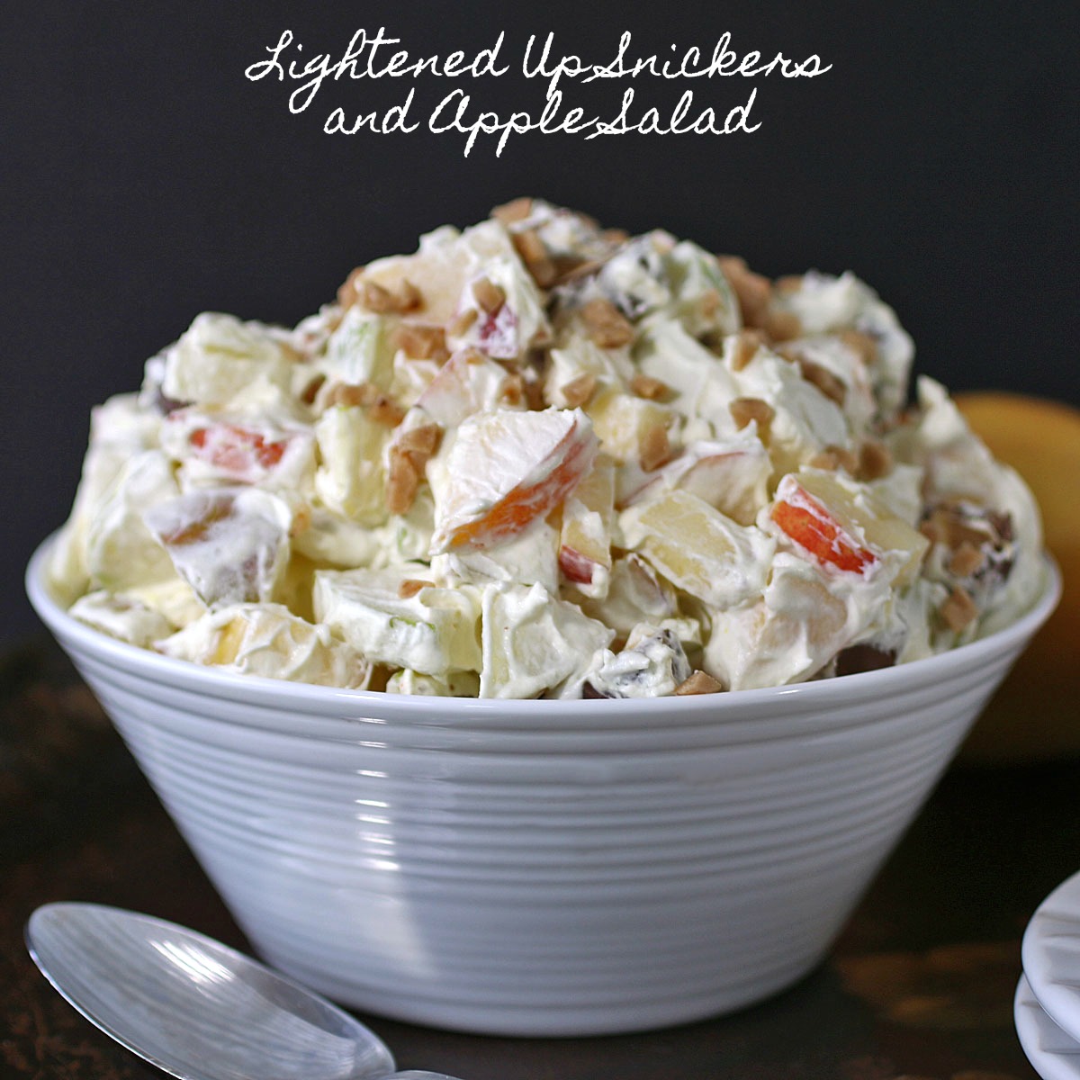 Lightened Up Snickers and Apple Salad