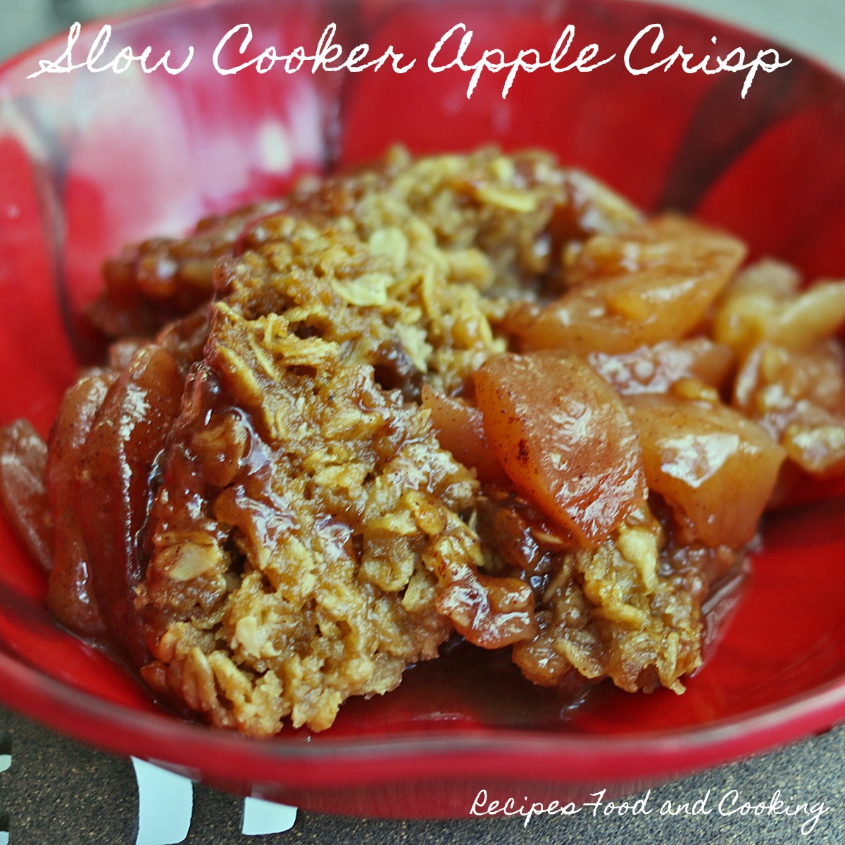 Slow Cooker Apple Crisp