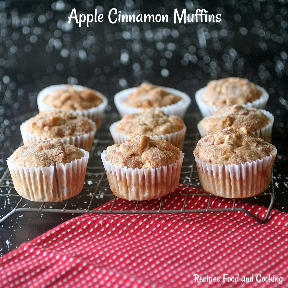 Apple cinnamon muffins