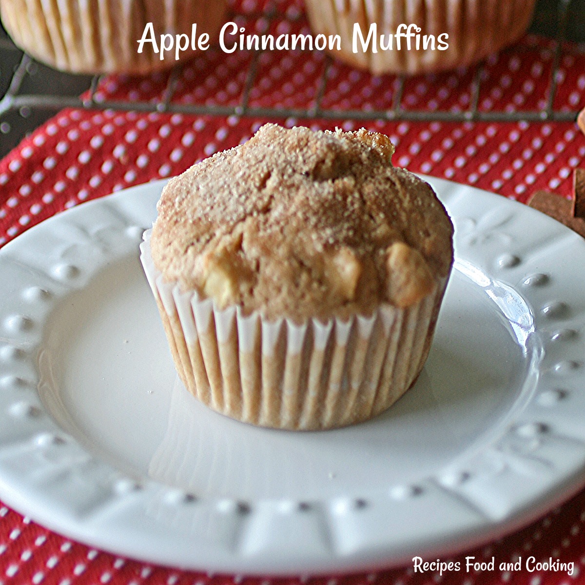 Apple cinnamon muffins