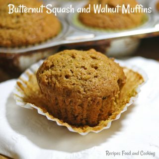 Butternut Squash and Walnut Muffins