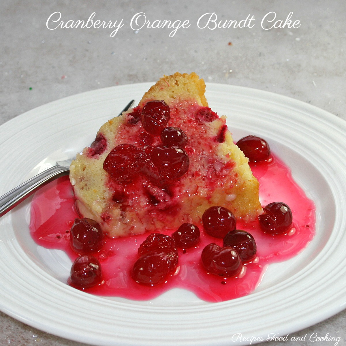 Cranberry Orange Bundt Cake