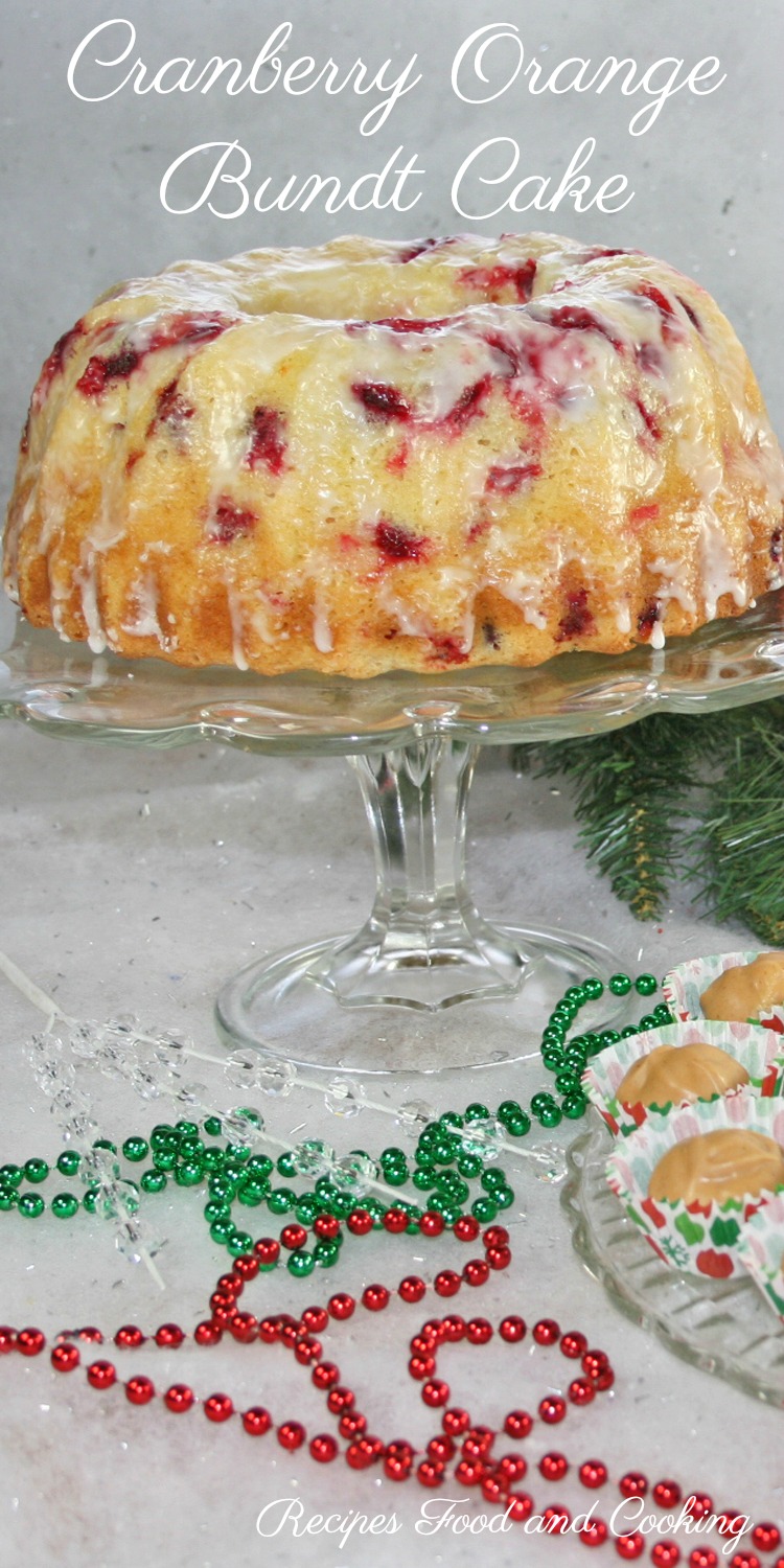 White Chocolate Cranberry Bundt Cake - Baker by Nature