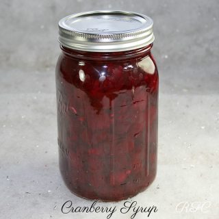Cranberry Syrup