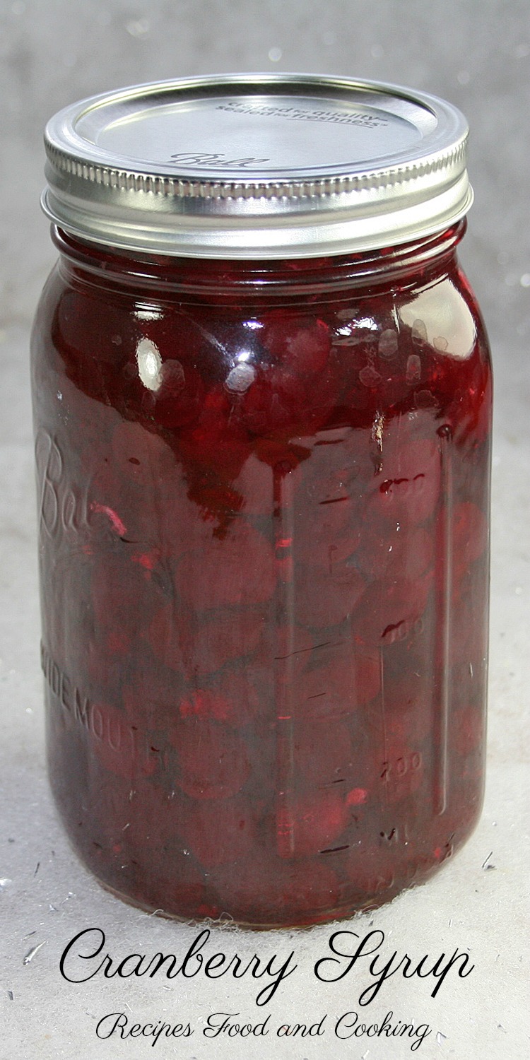 Cranberry Syrup