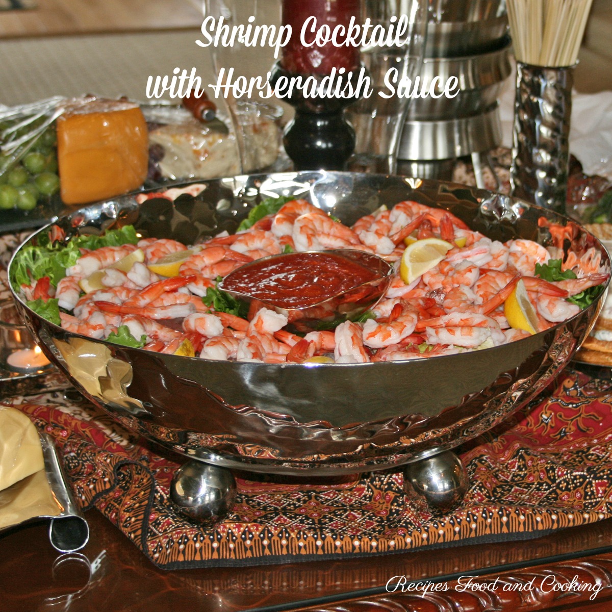 Shrimp Cocktail  with Horseradish Sauce