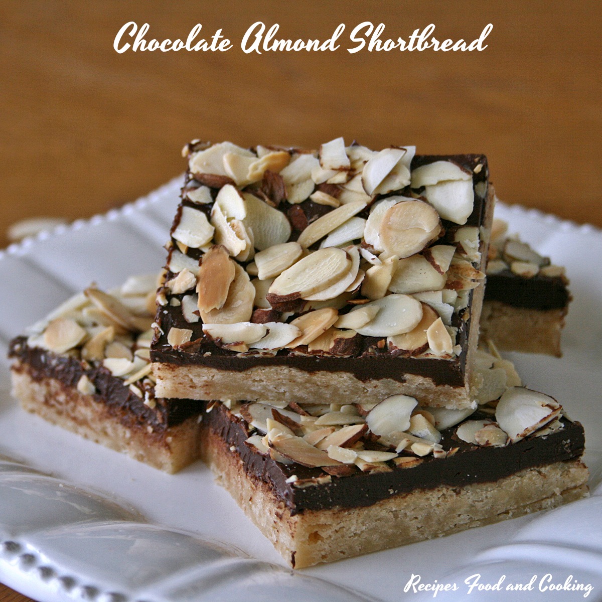 Chocolate Almond Shortbread