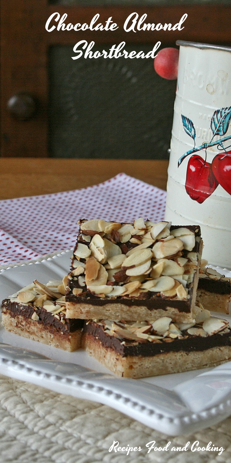 Chocolate Almond Shortbread