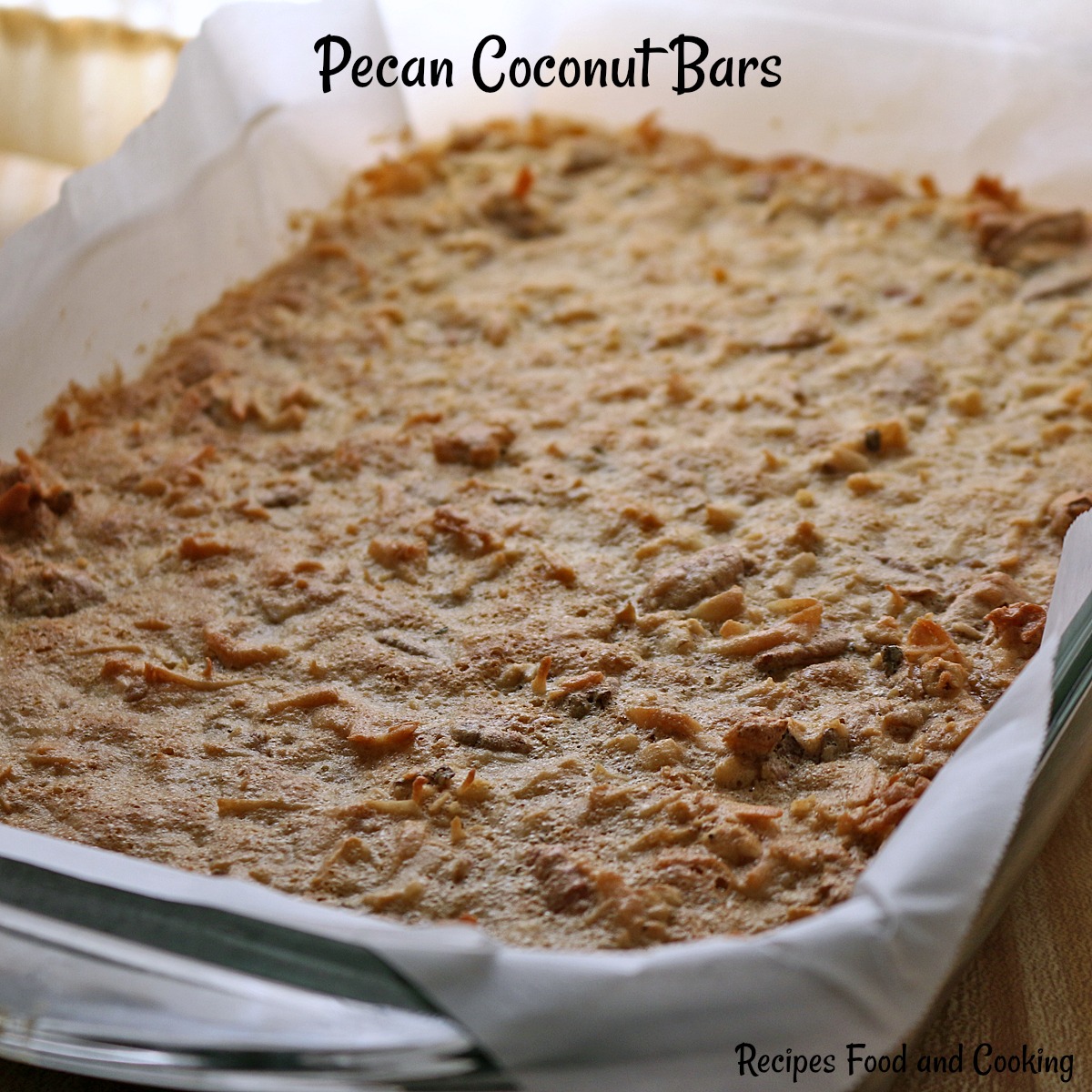 Pecan Coconut Bars