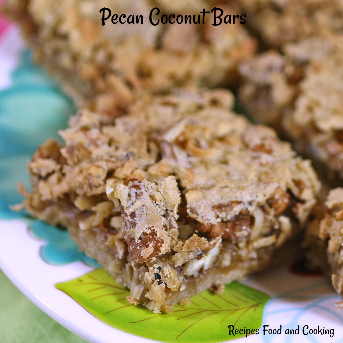 Pecan Coconut Bars