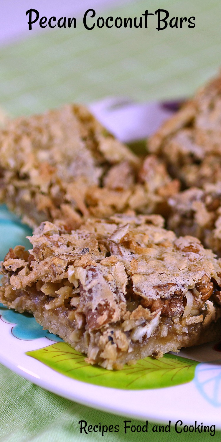 Pecan Coconut Bars