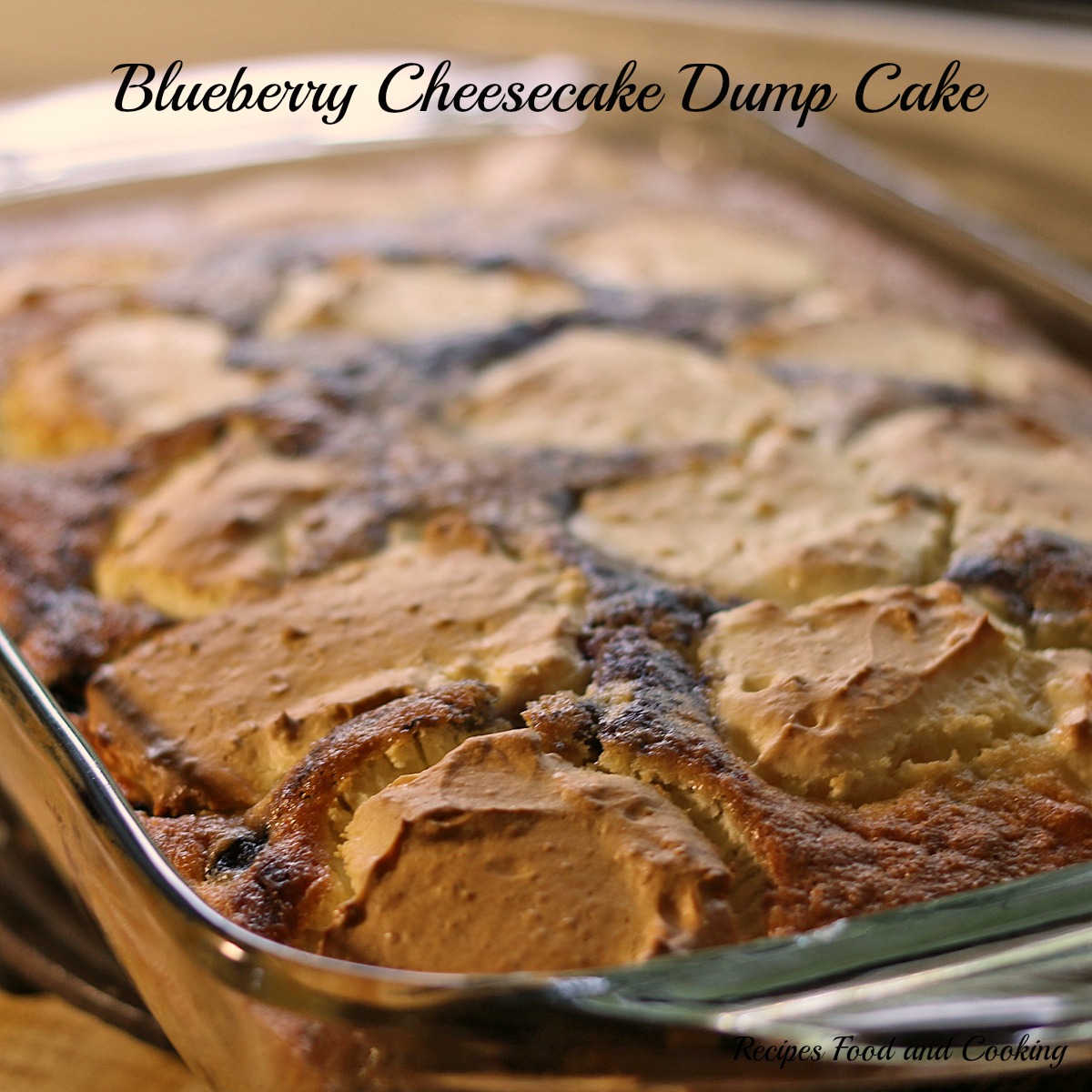 Blueberry Cheesecake Dump Cake