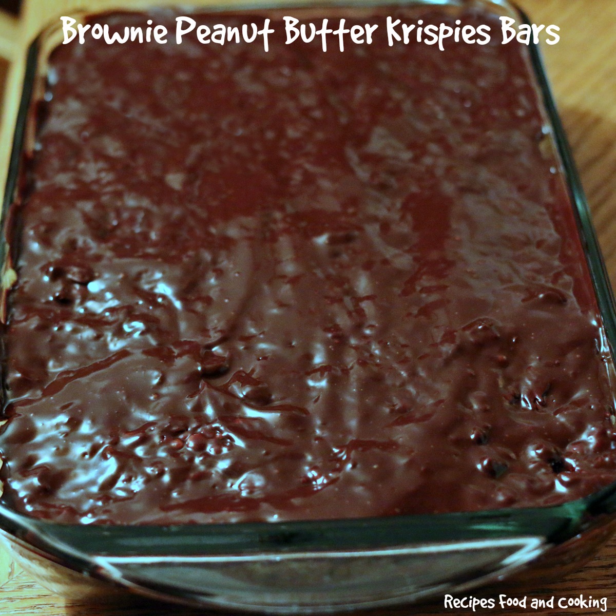 Brownie Peanut Butter Krispies Bars