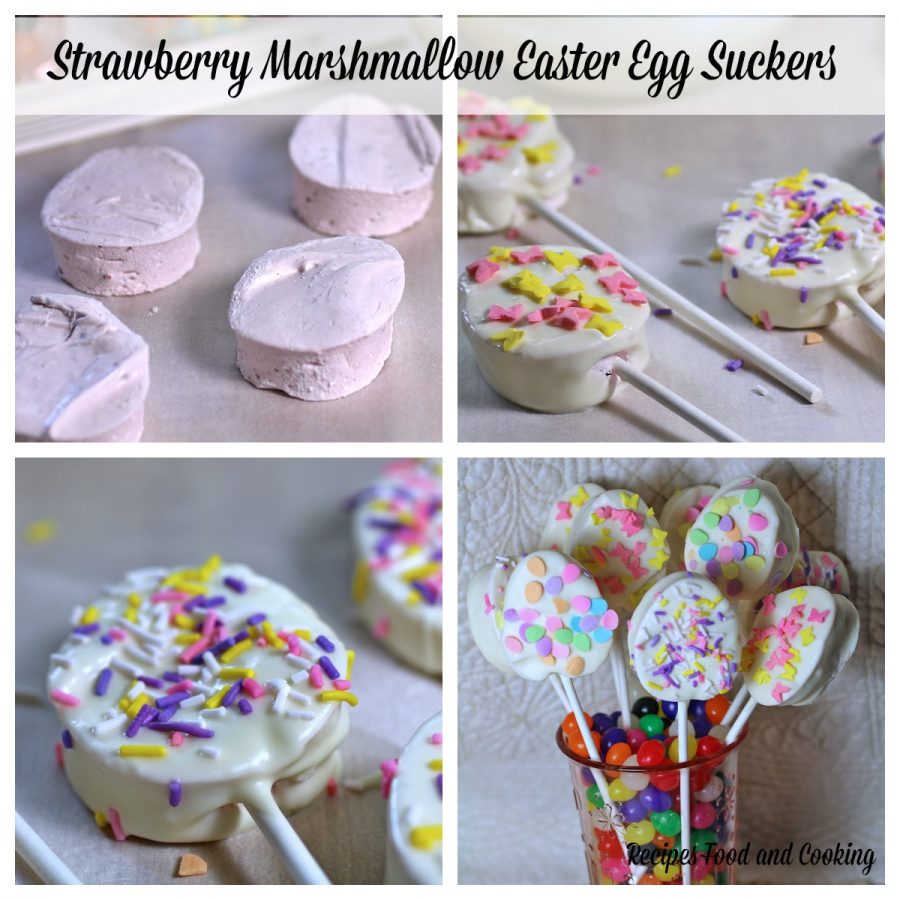 Homemade Strawberry Marshmallows