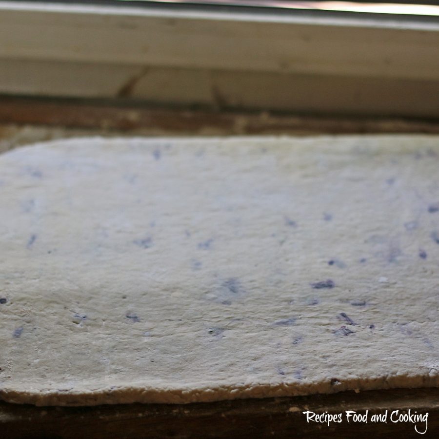 Blueberry and White Chocolate Croissants