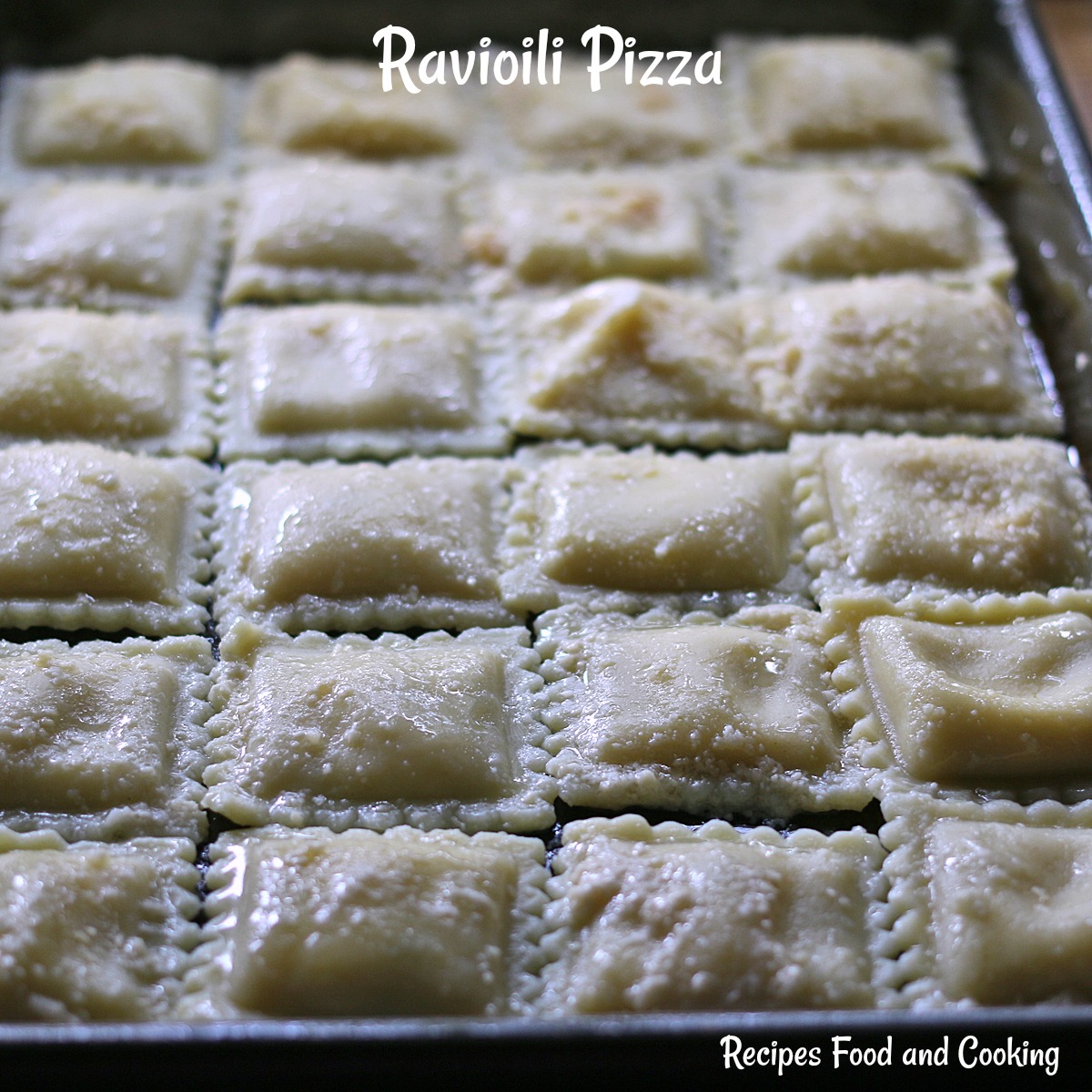 Ravioli Pizza