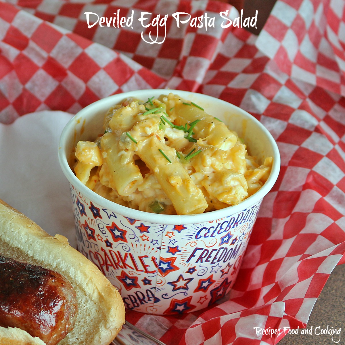 Deviled Egg Pasta Salad