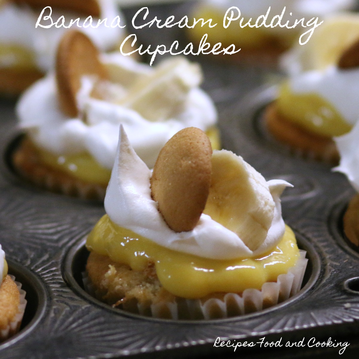 Banana Cream Pudding Cupcakes