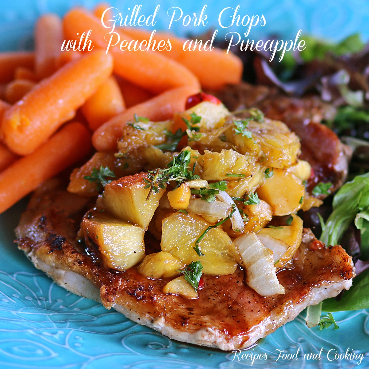 Grilled Pork Chops Glazed with Honey and Balsamic Vinegar