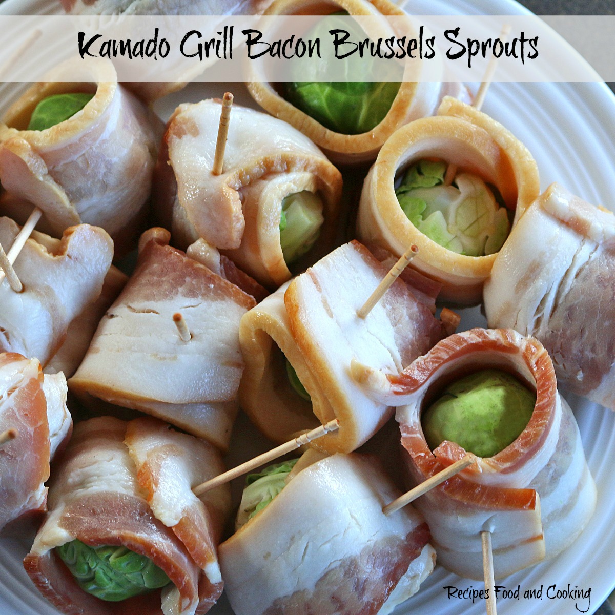 Kamado Grill Bacon Brussels Sprouts