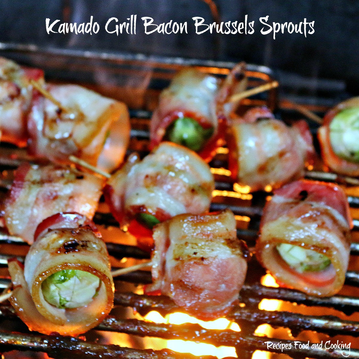 Kamado Grill Bacon Brussels Sprouts