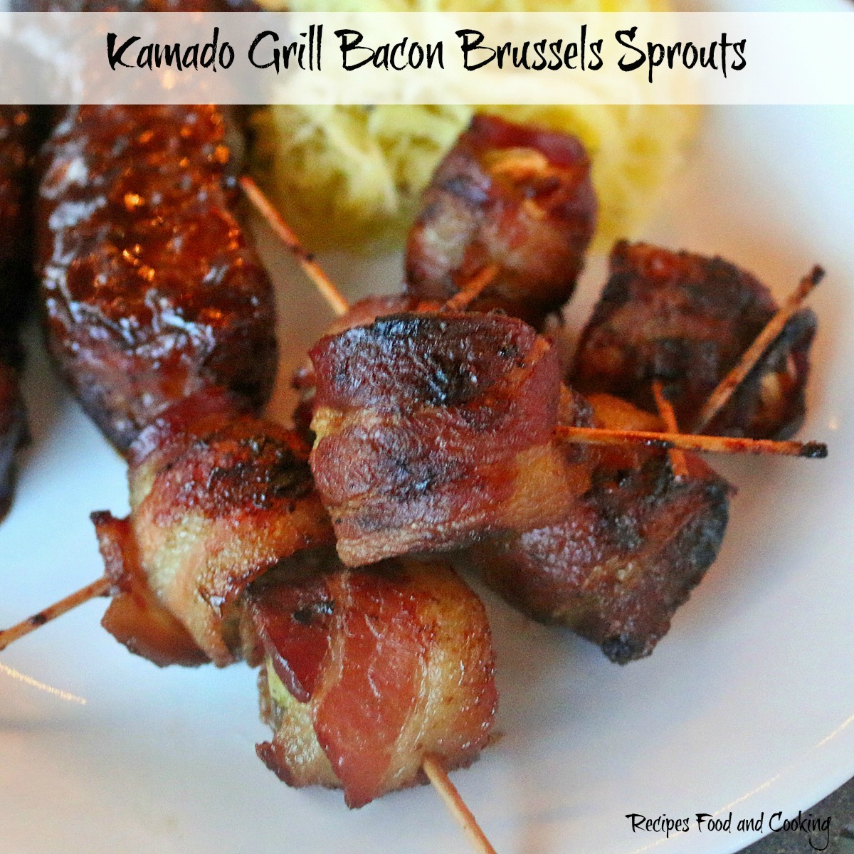 Kamado Grill Bacon Brussels Sprouts