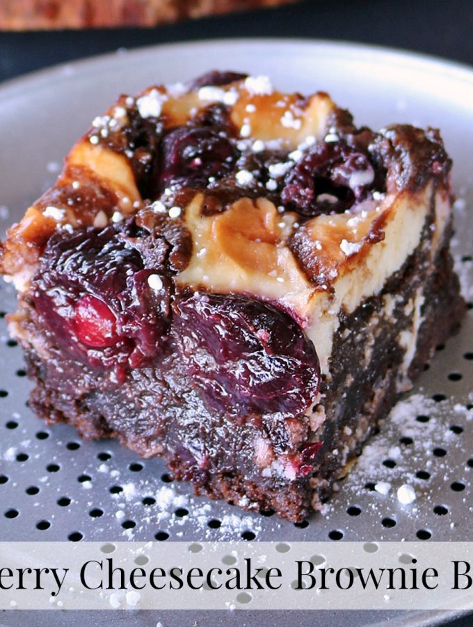 Cherry Cheesecake Brownie Bars