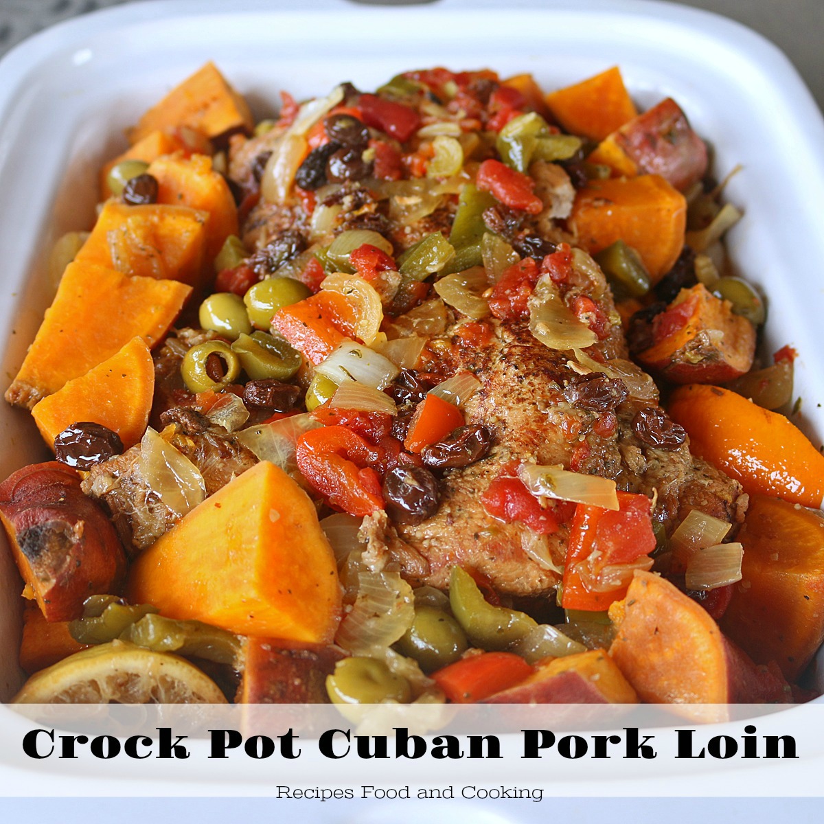 Crock Pot Cuban Pork Loin