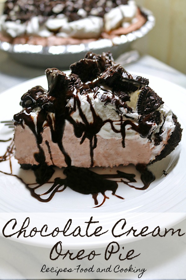 Chocolate Cream Oreo Pie