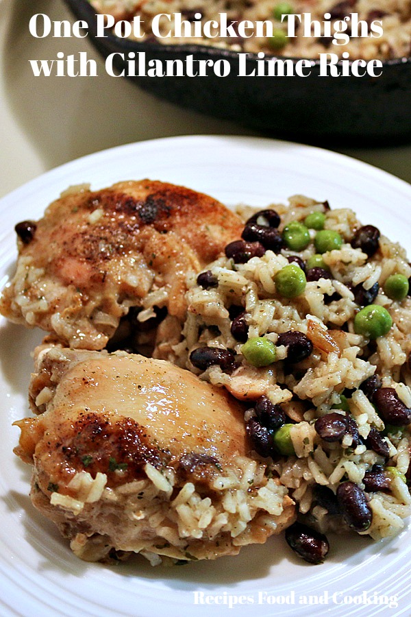 Chicken Thighs with Cilantro Lime Rice