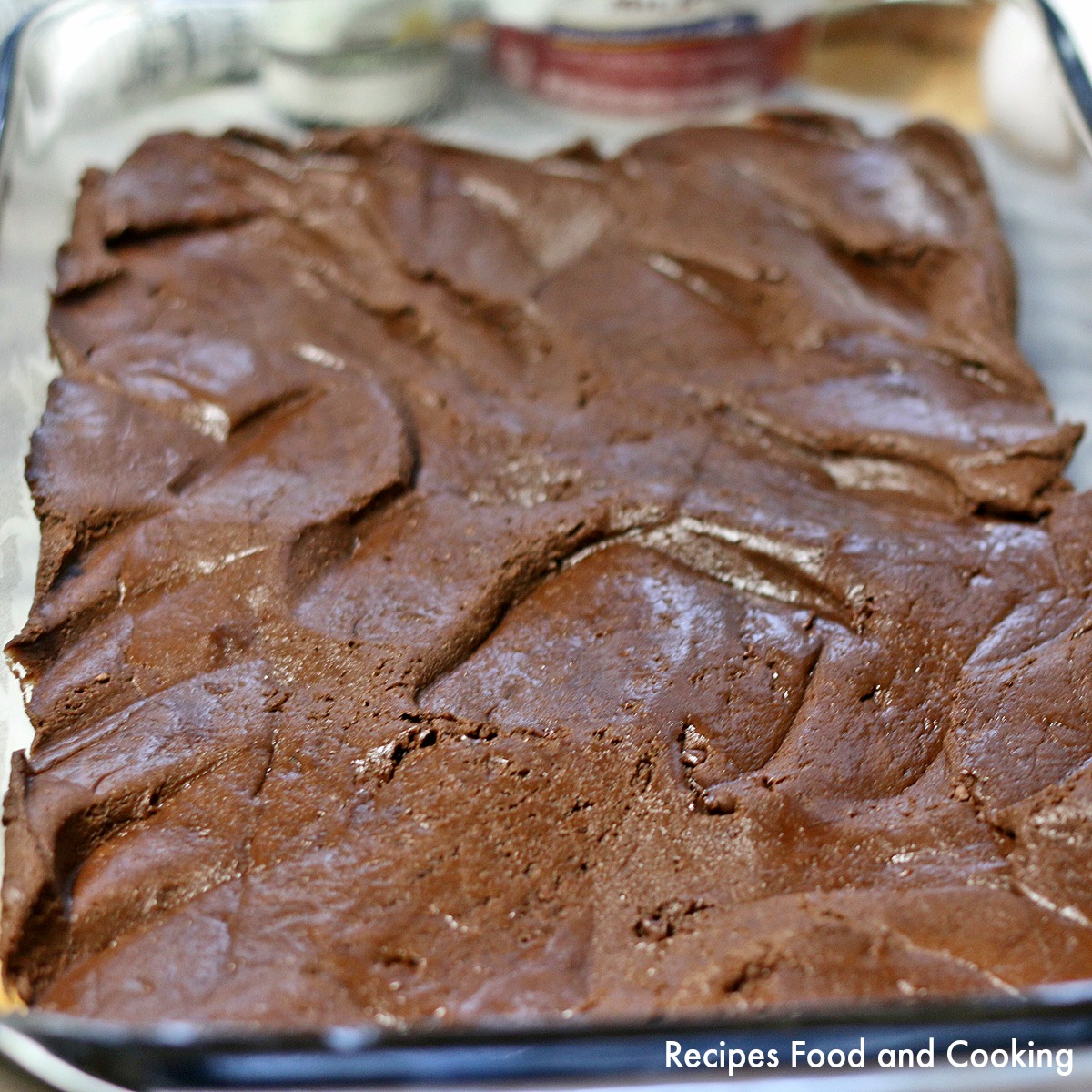 Chocolate Fudge Peppermint Ooey Gooey Butter Cake