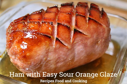 Ham with Easy Sour Orange Glaze