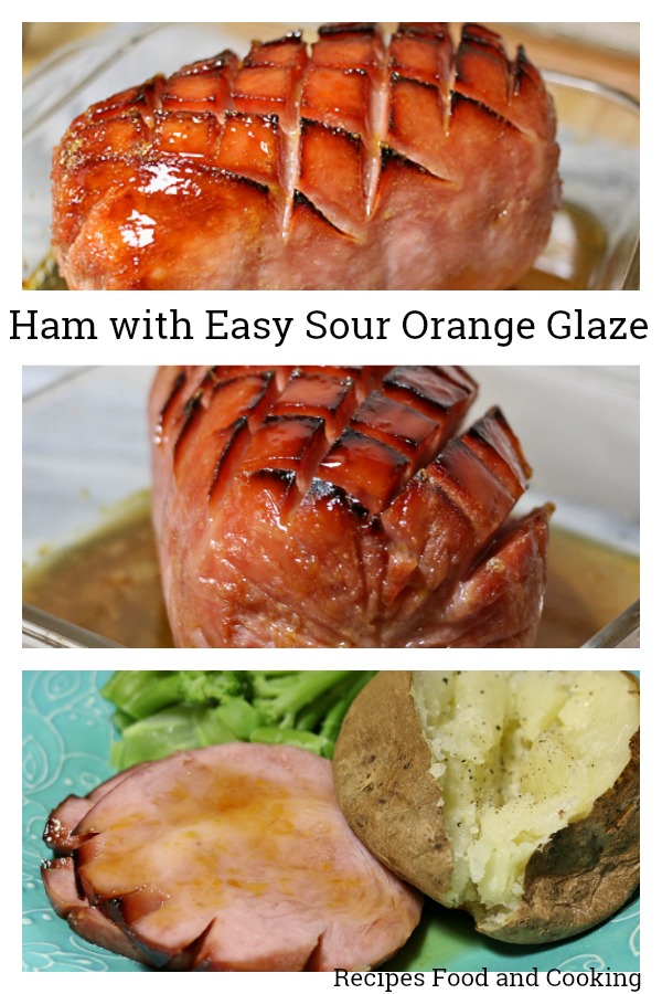 Ham with Easy Sour Orange Glaze