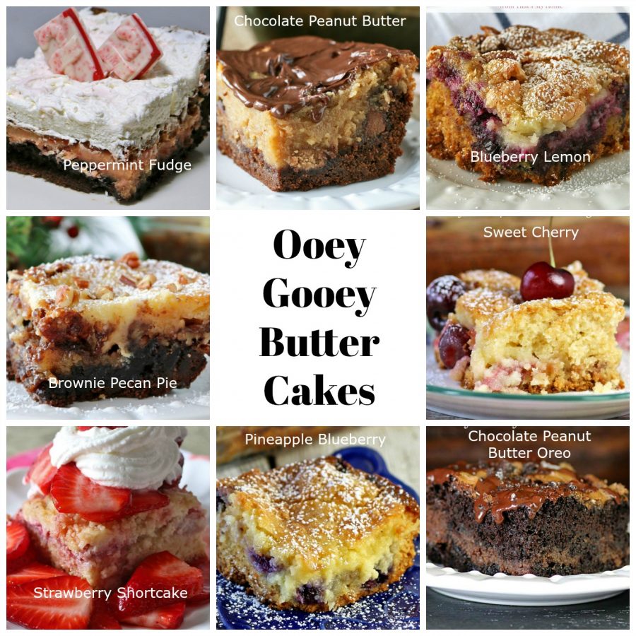 Ooey Gooey Butter Cakes Recipes Food and Cooking