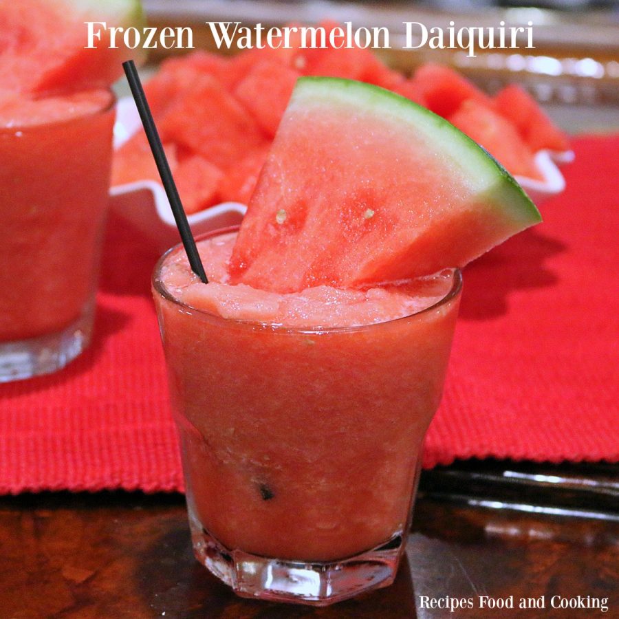 It's a Party with Frozen Watermelon Daiquiri's! Recipes Food and Cooking