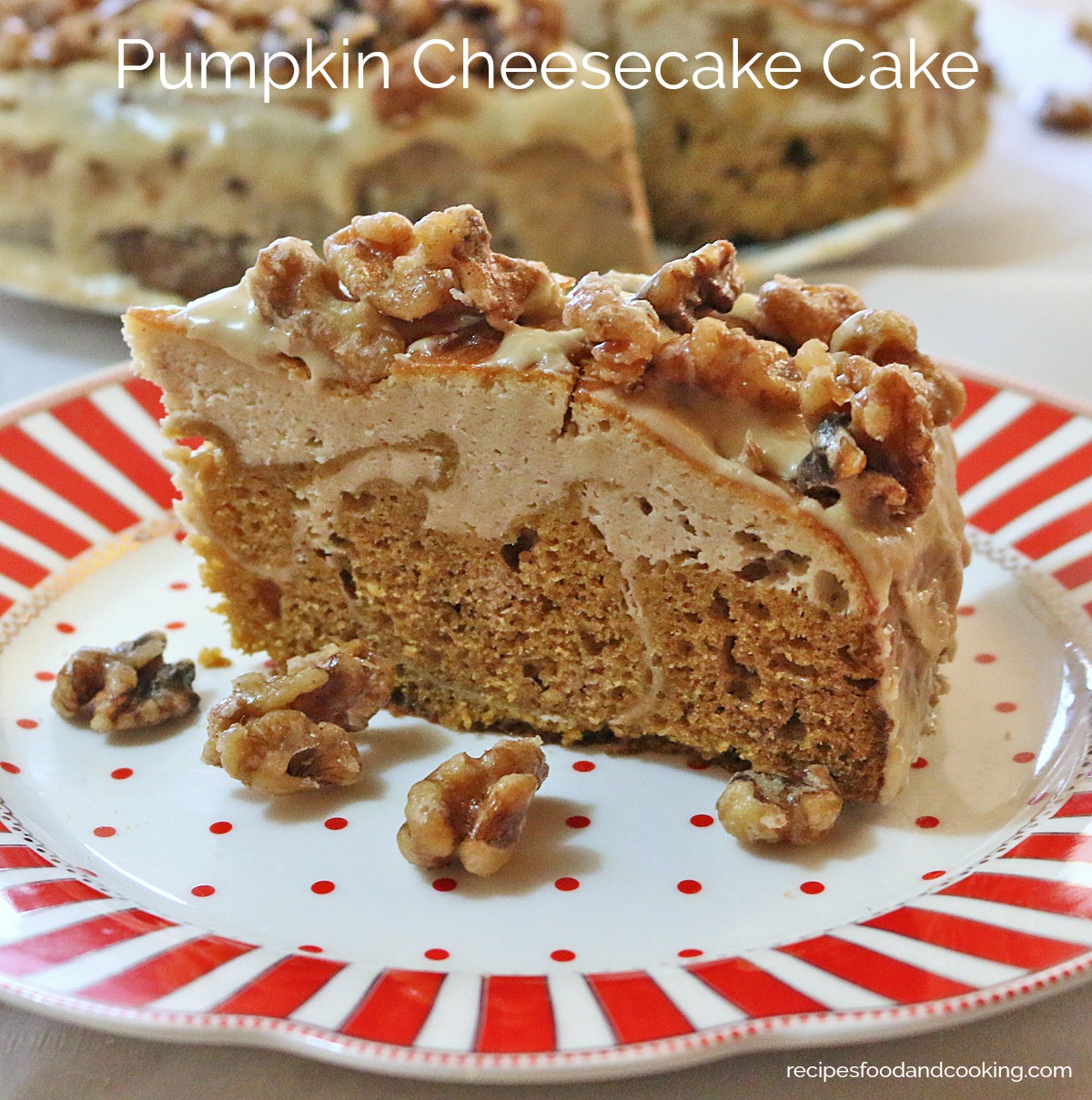 Pumpkin Cheesecake Cake